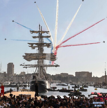 Arts numériques intitulée "La patrouille de fr…" par Desnoyers, Œuvre d'art originale, Photographie numérique