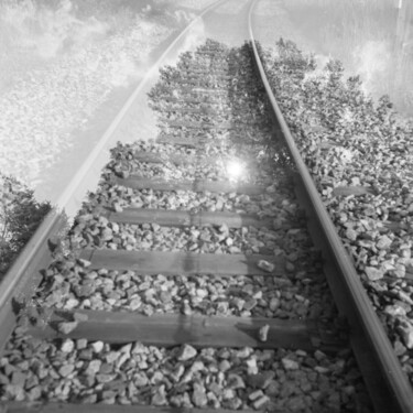 Fotografia zatytułowany „Tory” autorstwa Michał Wiśniecki, Oryginalna praca, Fotografia cyfrowa