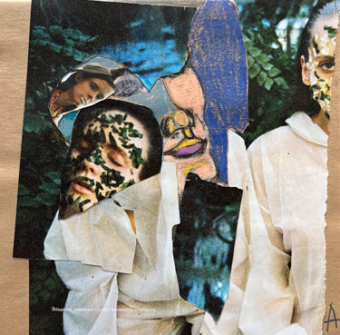3%34 / Back to the Future - {$M} Collages intitulée "3%34 / Back to the…" par Leni Smoragdova, Œuvre d'art originale, Collages