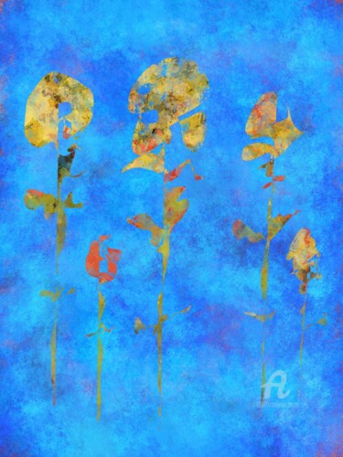数字艺术 标题为“Windows – Botanical…” 由Martyn Dymott, 原创艺术品, 数字油画