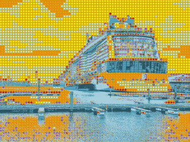 Digital Arts titled "Star-Spangled Cruis…" by Dave Collier, Original Artwork, 2D Digital Work
