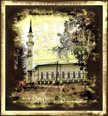 Цифровое искусство под названием "мечеть   mosque 234" - Дима Dima Вильмс Wilms (Рок-Живописец Rock-Painter), Подлинное прои…