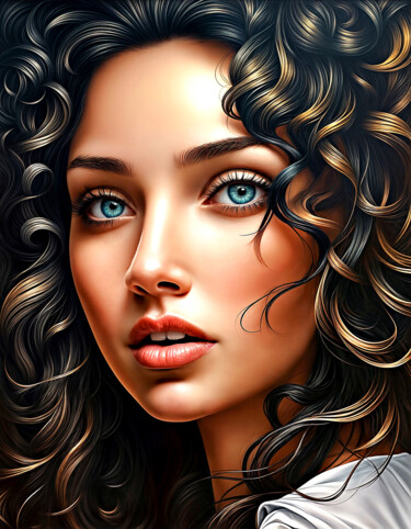 Digital Arts titled "Cassiopée" by Mr Patrice, Original Artwork, Digital Painting