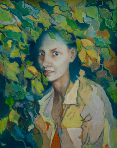 Painting titled "Fantasma" by Kama Czechowska, Original Artwork, Oil