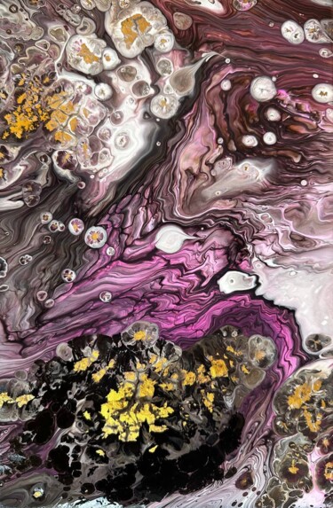 The beauty of dark emotions Schilderij getiteld "The beauty of dark…" door Nataly Ustinova, Origineel Kunstwerk, Acryl