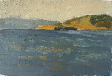 Painting titled "Minutes before suns…" by Artkaso, Original Artwork, Oil