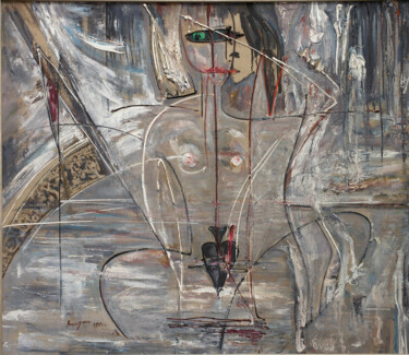Peinture intitulée "по мотивам "Пиковая…" par Valerij Kononov, Œuvre d'art originale, Huile Monté sur Châssis en bois