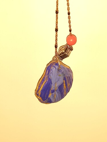 Design titled "Collier coquillage" by Myriam Payement, Original Artwork, Polymer clay