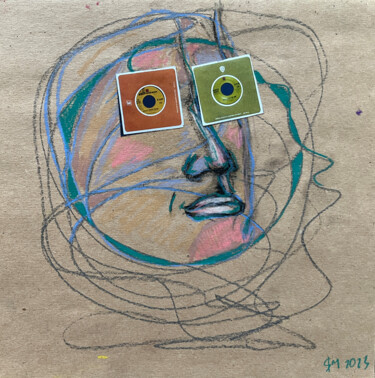 Collages titled "3g4a / Back to the…" by Leni Smoragdova, Original Artwork, Pencil