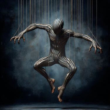 Digital Arts titled "Illusion of freedom…" by Qlsf, Original Artwork, Digital Painting