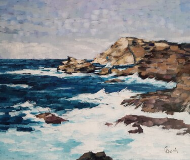 Peinture intitulée "Vent d'Est aux Embi…" par Claude Bonnin, Œuvre d'art originale, Acrylique