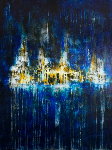 Painting titled "Hoggar" by Fairouz Chilkowy, Original Artwork, Acrylic