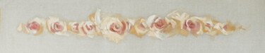Painting titled "Whispers of Roses" by Sanzhi Chieh, Original Artwork, Oil