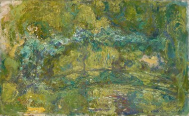 La Passerelle sur le bassin aux nymphéas Painting titled "La Passerelle sur l…" by Claude Monet, Original Artwork, Oil