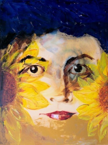 Painting titled "Revolucion de los G…" by Glenda Padron, Original Artwork, Oil