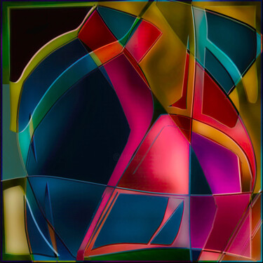 Square400DarkFluid Digital Arts titled "Square400DarkFluid" by Roberto Bocchini (Trasposismi), Original Artwork, Digital Painting