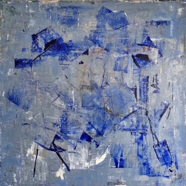 Schilderij getiteld "Chefchaouen" door Julia Analena Hollmann, Origineel Kunstwerk, Acryl Gemonteerd op Frame voor houten br…