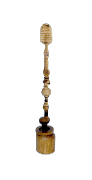 Sculpture titled "Silhouette 23" by Gilles Arnould, Original Artwork, Wood
