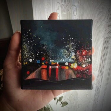 Painting titled "On the Road" by İRem Akçalı, Original Artwork, Acrylic