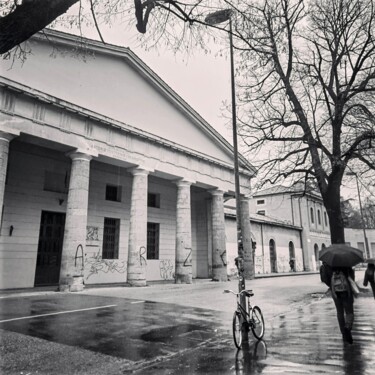 Fotografie getiteld "Rainy Day in Padua" door İRem Akçalı, Origineel Kunstwerk, Gemanipuleerde fotografie