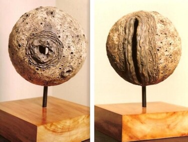 Escultura titulada "Esfera 4" por Mario Morasan, Obra de arte original