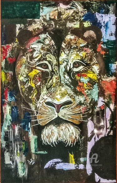 Painting titled "Composite" by Özgür Canan Taştan, Original Artwork, Acrylic Mounted on Wood Stretcher frame
