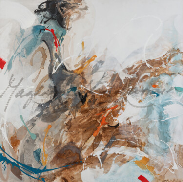 Turn between whites 绘画 标题为“Turn between whites” 由Magdalena Perez Larrain, 原创艺术品, 丙烯