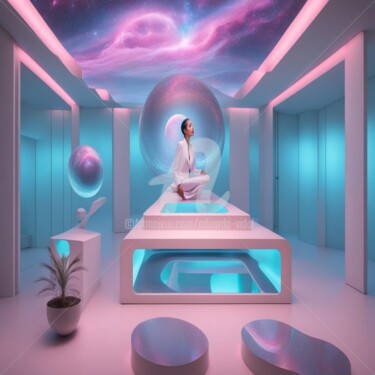 Digital Arts titled "futuristic visual p…" by Eduardo Vidal, Original Artwork, Digital Painting