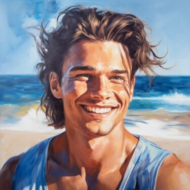 Peinture intitulée "ARTHUR" par Anthony Wittaker, Œuvre d'art originale, Acrylique Monté sur Châssis en bois