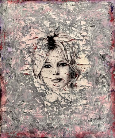 Peinture intitulée "ÉTOILES BRIGITTE BA…" par Joliemôme, Œuvre d'art originale, Acrylique