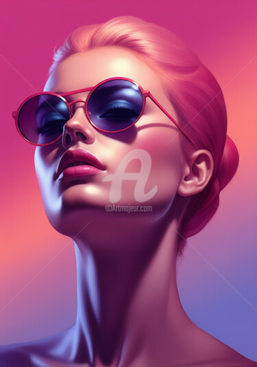 Arts numériques intitulée "summer style" par Caprice, Œuvre d'art originale, Image générée par l'IA