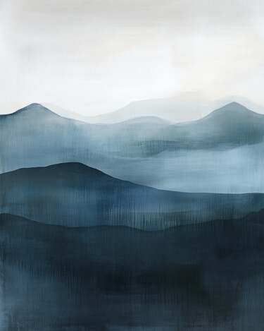 数字艺术 标题为“Abstraction of dark…” 由Alena Shnaider, 原创艺术品, 数字油画