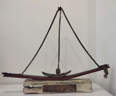 Sculptuur getiteld "ELEGANCY" door Luis Manuel Ruiz, Origineel Kunstwerk, Metalen