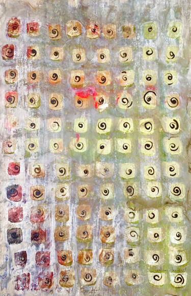 Pittura intitolato "Pouponnière 13" da Bettina Eberhaerd, Opera d'arte originale, Acrilico
