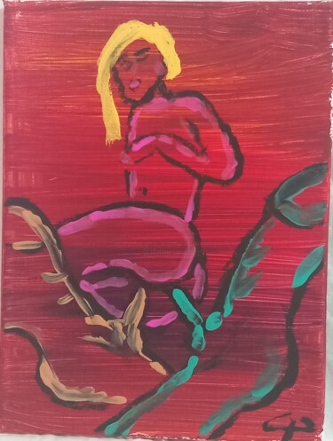 Painting "Luxury" 绘画 标题为“Painting "Luxury"” 由Rikortgallery, 原创艺术品, 丙烯 安装在其他刚性面板上