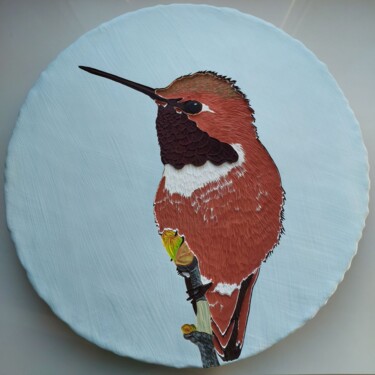 绘画 标题为“Hummingbird. Paint…” 由Iuliia Belova, 原创艺术品, 丙烯