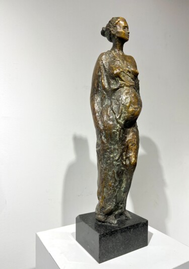 Pregnancy Sculpture titled "Pregnancy" by Kamo Aloyan, Original Artwork, Bronze