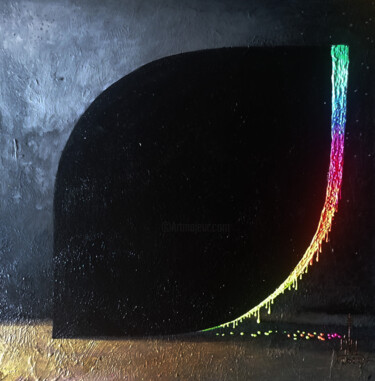 제목이 "black two-corner of…"인 미술작품 Serge Sunne로, 원작, 아크릴