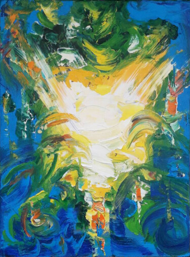 绘画 标题为“The heart of the Un…” 由Vitaliy Ustimenko, 原创艺术品, 油
