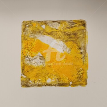 Gravures & estampes intitulée "abstrait d'été" par Laurent Chabrillat, Œuvre d'art originale, Monotype