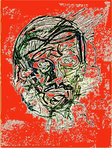 Photographie intitulée "автопортрет    self…" par Dima Dima Vil Ms Wilms (Rok Zivopisec Rock Painter), Œuvre d'art originale…