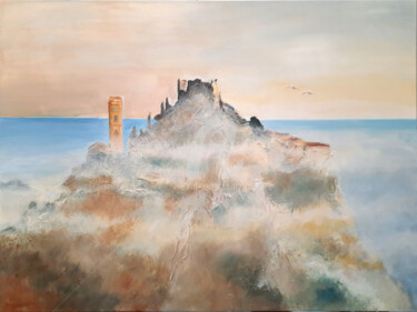 Peinture intitulée "Eze" par Paul Lebrun, Œuvre d'art originale, Acrylique