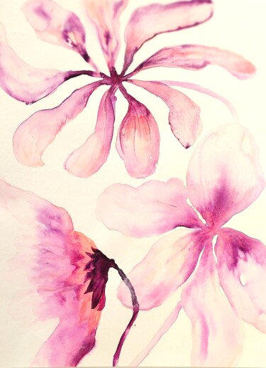 "La danse des fleurs…" başlıklı Tablo Corinne Fricker tarafından, Orijinal sanat, Akrilik Diğer sert panel üzerine monte edi…