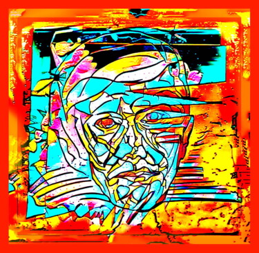 Фотография под названием "автопортрет    self…" - Дима Dima Вильмс Wilms (Рок-Живописец Rock-Painter), Подлинное произведени…