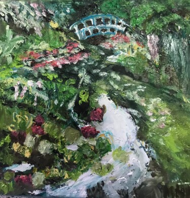 绘画 标题为“Petit pont” 由Maria Helena De  Macedo  Benier, 原创艺术品, 油