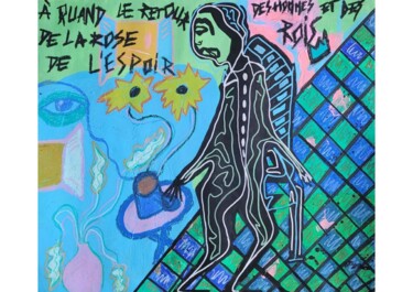 绘画 标题为“Des hommes et des r…” 由Eva Henry, 原创艺术品, 丙烯