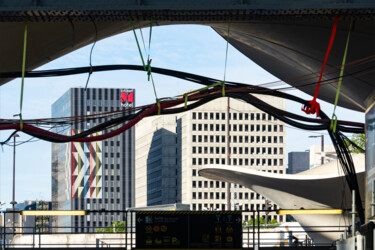 Photography titled "Visions de la gare…" by Aurélien Comte, Original Artwork, Digital Photography