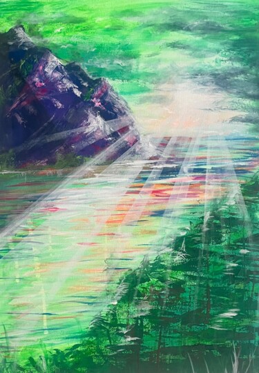 绘画 标题为“"Light inside"” 由Mirello, 原创艺术品, 丙烯