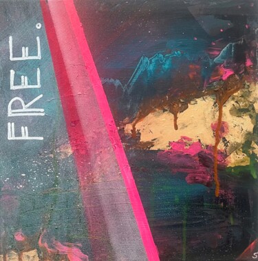 Peinture intitulée "Free." par Mirello, Œuvre d'art originale, Acrylique