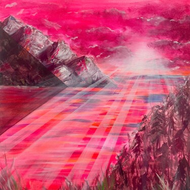 Painting titled "Light" by Mirello, Original Artwork, Acrylic
